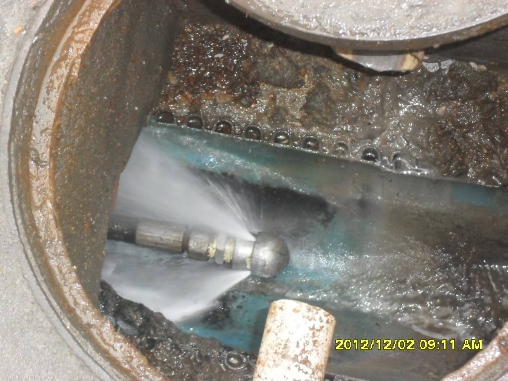 广华办事处污水管道高压清洗